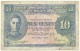 Malaya - 10 Cents - 1.7.1941 (1945 ) - Pick 8 - Malaysia - Malaysia