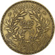 France, Tunisie, Muhammad VIII, 2 Francs, 1945, Paris, Bronze-Aluminium, TTB - Other & Unclassified