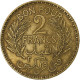 France, Tunisie, Muhammad VIII, 2 Francs, 1945, Paris, Bronze-Aluminium, TTB - Other & Unclassified