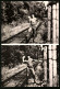 Archiv-Fotografie Unbekannter Fotograf, Ansicht Berlin-Steinstücken, US-Soldat Provoziert NVA-Soldaten A. D. Zonengre  - Krieg, Militär