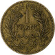 France, Tunisie, Muhammad VI, Franc, 1945, Paris, Bronze-Aluminium, TTB, KM:247 - Andere & Zonder Classificatie