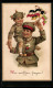 AK Kleiner Soldat Mit Seinem Vater In Uniform  - War 1914-18