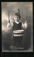 AK Kleines Kind In Adretter Kleidung Mit Trommel Um Bauch, Kinder Kriegspropaganda  - War 1914-18
