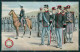 Militari Regio Esercito Uniforme Tacchi Cartolina XF0342 - Regimenten