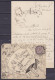 LAC Décorée Thème Football à L'encre (unique !) Affr. 1d Càd SOUTHPORT /OC 26 1894 Pour SCARISBRICK - Superbe & Exceptio - Covers & Documents