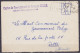 L. En Franchise (S.M.) Flam. MARSEILLAN /10-?-1940 Pour SETTE (Sète) - Griffe "Centre De Recrutement De L'Armée BELGE /  - WW II (Covers & Documents)