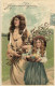 Delcampe - DESTOCKAGE Avant Fermeture Boutique T BON LOT 100 CPA FANTAISIE  GAUFREE  (toutes Scannées ) - 100 - 499 Postcards