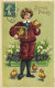 Delcampe - DESTOCKAGE Avant Fermeture Boutique T BON LOT 100 CPA FANTAISIE  GAUFREE  (toutes Scannées ) - 100 - 499 Postcards