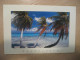 ST FRANÇOIS 1996 To Barcelona Spain Antilles Plage Le Manganao Hotel Club Paladien Meter Mail Cancel Postcard GUADELOUPE - Sonstige & Ohne Zuordnung