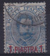 CRETE 1900 Italian Office : Italian Stamp 25 Cent Blue With Red Overprint 1 PIASTRE 1 Vl. 1 - Kreta