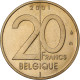 Belgique, Albert II, 20 Francs, 20 Frank, 2001, Bruxelles, Nickel-Bronze, SUP - 20 Frank