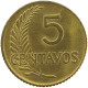 PERU 5 CENTAVOS 1956 DIE ERROR #t030 0185 - Peru