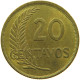 PERU 20 CENTAVOS 1947 UNC #t030 0119 - Pérou