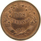 PERU 2 CENTAVOS 1936 C RED LUSTRE #t030 0191 - Perú
