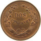 PERU 2 CENTAVOS 1935 RED LUSTRE #t030 0195 - Perú