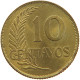 PERU 10 CENTAVOS 1946 UNC #t030 0141 - Peru