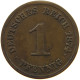 KAISERREICH PFENNIG 1874 H #t029 0367 - 1 Pfennig