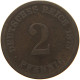 KAISERREICH 2 PFENNIG 1873 D #t029 0343 - 2 Pfennig