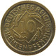 GERMANY WEIMAR 10 RENTENPFENNIG 1923 F #t030 0495 - 10 Rentenpfennig & 10 Reichspfennig