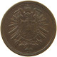 GERMANY EMPIRE 2 PFENNIG 1875 G MINT MARK WEAK STRUCK #t030 0343 - 2 Pfennig