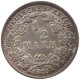 GERMANY EMPIRE 1/2 MARK 1915 F TOP #t030 0309 - 1/2 Mark