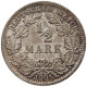 GERMANY EMPIRE 1/2 MARK 1905 A TOP #t030 0307 - 1/2 Mark