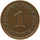 GERMANY EMPIRE 1 PFENNIG 1906 ENGRAVED EHREN PFENNIG #t031 0161 - 1 Pfennig