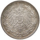 GERMANY EMPIRE 1/2 MARK 1905 D #t030 0313 - 1/2 Mark