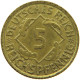 GERMANY 5 REICHSPFENNIG 1936 A #t030 0373 - 5 Reichspfennig