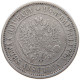 FINLAND 1 MARKKA 1874 #t030 0521 - Finlande