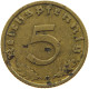 DRITTES REICH 5 REICHSPFENNIG 1936 G #t029 0339 - 5 Reichspfennig