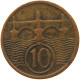 CZECHOSLOVAKIA 10 HALERU 1933 #t030 0471 - Tschechoslowakei
