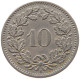 SWITZERLAND 10 RAPPEN 1885 #t031 0145 - 10 Centimes / Rappen