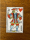 Carte à Jouer Ancienne GOUJON * Valet De Coeur * Au Dos Société Archéologique LE VIEUX PAPIER 1905 * Cartes Cards - Playing Cards