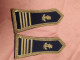 Delcampe - COMMANDANT TOUPES DE MARINE PAIRE D'EPAULETTES DE TENUE DE CEREMONIE, EN CANETILLE - Uniform