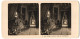 Stereo-Fotografie Unbekannter Fotograf, Ansicht Ettal, Blick Ins Arbeitszimmer Des Schloss Linderhof  - Stereoscopic