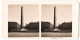 Stereo-Fotografie NPG, Berlin, Ansicht München, Karolinenplatz Mit Dem Obelisk  - Stereoscopic