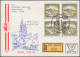 Österreich 1000 Jahre Garsten Viererblock Auf Schmuck-R-FDC Ausstellung 7.6.1985 - Covers & Documents