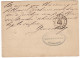 1878 Briefkaart Kon. Willem III 5 Cent Blauw (NVPH 19) Met Transitstempel : PAYS-BAS PAR ANVERS - Marcophilie