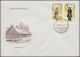 1074-1079 Volkstrachten 1964: 3 Zusammendrucke Auf FDC 1, 2 Und 3 ESSt Berlin - Se-Tenant