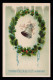 AK Neujahr: Geschmückte Glocke Im Tannenzweigkranz, Gelaufen Um 1920 - New Year