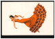 AK Spanische Trachten: Bailoara Flamenco-Tänzerin Aus Andalusien, Ungebraucht - Trachten
