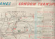 Olympic Games London 1948 - How To Get There By London Transport. Folded Map W/transport Informations. Postal  - Verano 1948: Londres