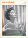 AUTRES COLLECTIONS CINEMA FILMOGRAPHIE PHOTO FICHE AVA GARDNER ETATS-UNIS 1950 - Fotos