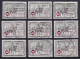 Journée Du Timbre 1962 Bruxelles Soignies Antwerpen Temploux Virton Bastogne Statte Huy Elsenborn - Used Stamps