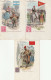 Lot De 11 CPA Sur Des Drapeaux Et De Timbres De Pays, Chocolaterie D'Aiguebelle - 5 - 99 Postales