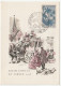 Carte Journée Du Timbre 1948, Diligence,  St Louis Du Sénégal - Storia Postale