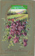 R424232 A Happy Birthday. Purple Flowers. Postcard. 1911 - Welt