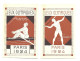 Série De 8 Cartes Jeux Olympiques PARIS 1924.Aviron,Boxe,Course,Javelot,Rugby,Lutte,Tennis,Saut - Olympic Games
