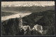 AK Uetliberg, Gross-Restaurant Uto-Kulm Mit Blick Auf Zürichsee Und Glarneralpen  - Autres & Non Classés